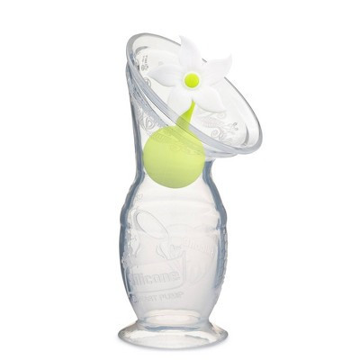 haakaa Breast Pump with Suction Base and White Flower Stopper - 4oz | Target