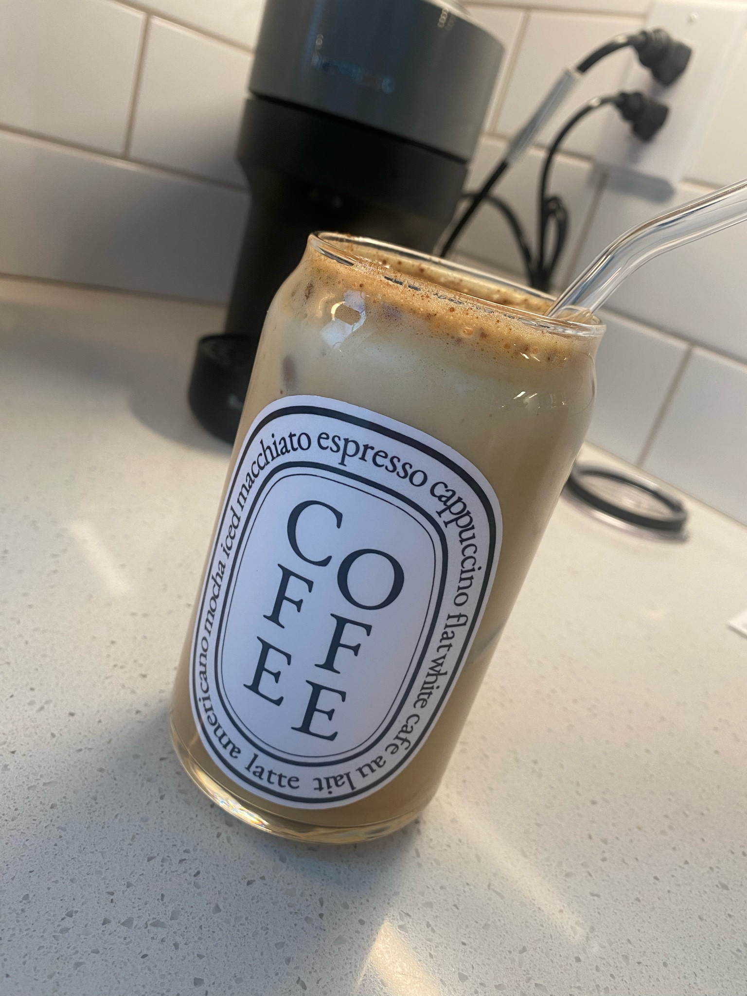 Coffee glass! Etsy  

#LTKGiftGuide #LTKhome #LTKfindsunder50