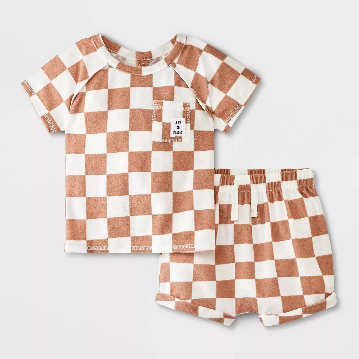 Grayson Mini SS Shorts Set - Check | Target
