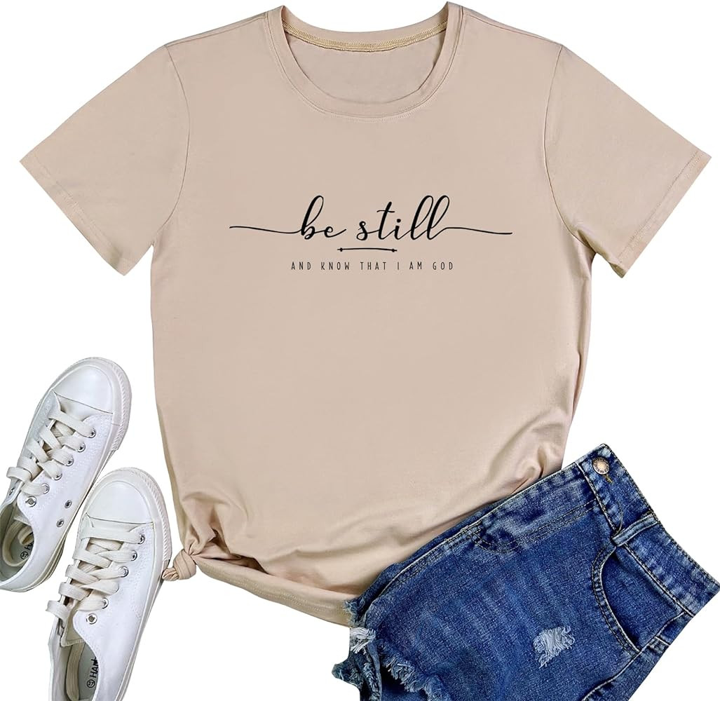 BLACKOO Women Graphic Shirts Cute Tees Casual Tops | Amazon (US)