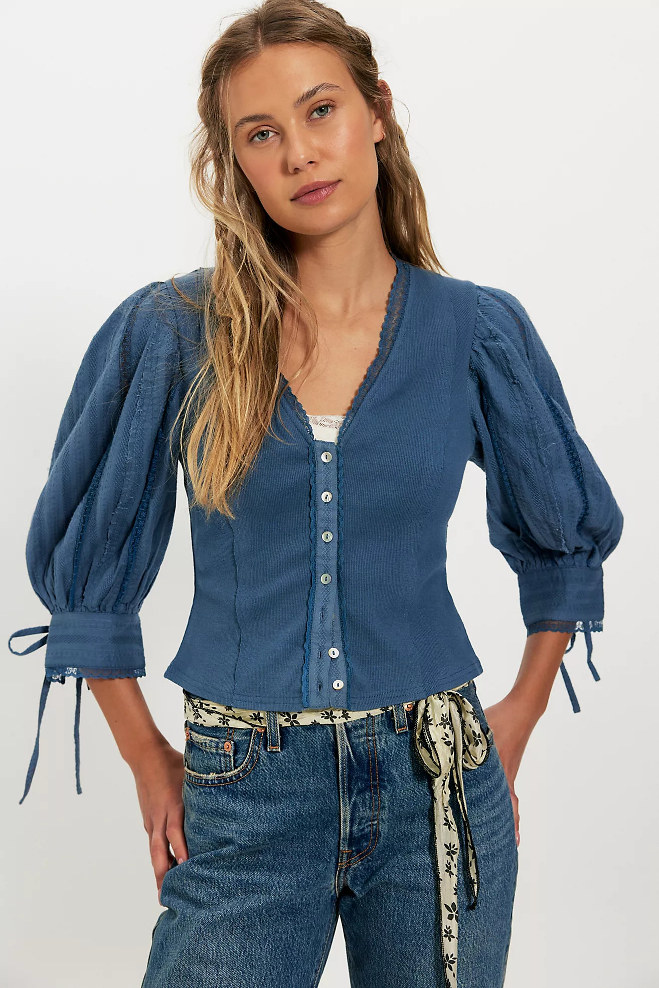 Sumner Lace Blouse | Free People (Global - UK&FR Excluded)