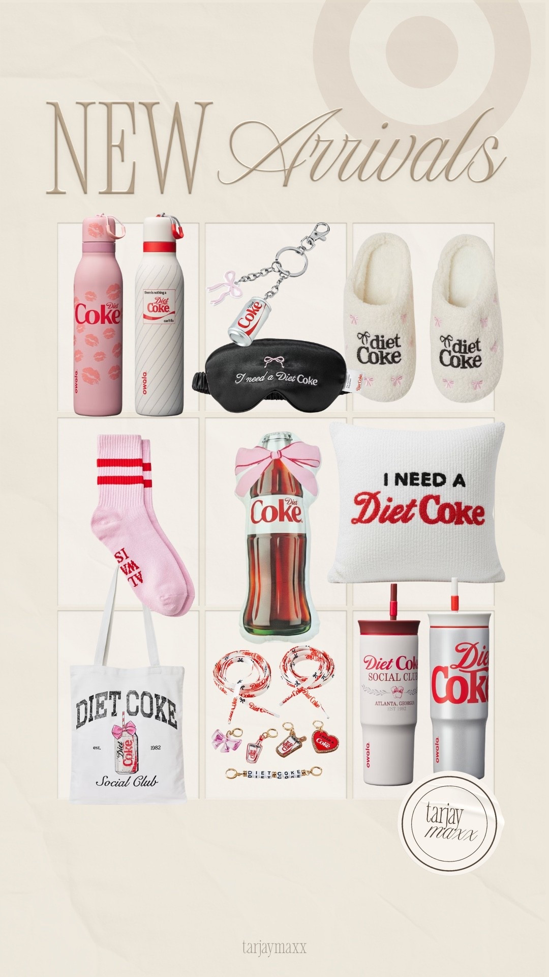 The new Diet Coke collection just dropped at Target, and it’s too good to pass up. From graphic tees to cozy sweatshirts and drinkware, every piece perfectly captures that nostalgic, classic Diet Coke vibe. Whether you’re a longtime fan or just love a fun statement piece, this collection is the perfect mix of casual and iconic — and it’s already starting to sell fast. target finds, amazon finds, walmart home, affordable home, cb2 dupe, studio mcgee, crate and barrel dupe, pottery barn dupe, home roundup, target home decor, target home, amazon home, walmart finds, martha stewart aesthetic, mongolian cashmere oversized sweater, equestrian style, dinner party, cherry vibe, fall wedding, farm cottage, polka dots, mini desserts, grandmacore home 

#LTKGiftGuide #LTKCyberWeek #LTKHoliday