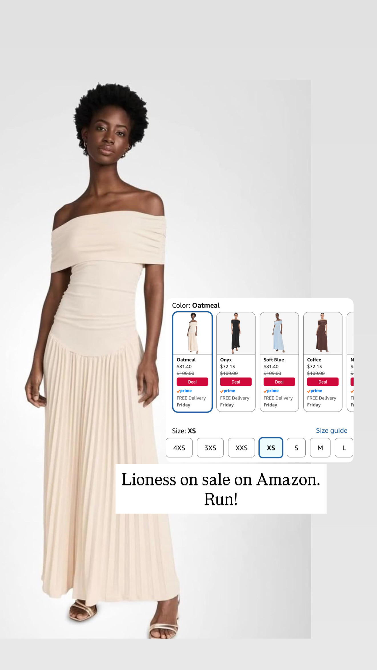 If Lioness is on sale on Amazon. You run. If it's available in multiple colors and sizes you sprint. 

 #LTKSeasonal #LTKSaleAlert #LTKTall