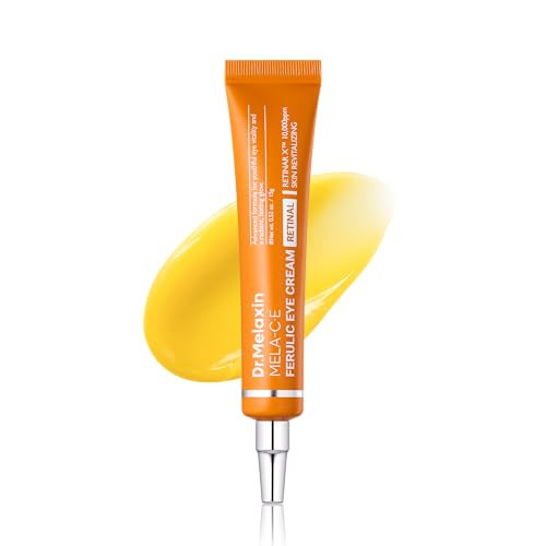 Dr.Melaxin Mela C·E Ferulic Eye Cream Dark Circles, Dark Spots & Wrinkles at Once, Retinal + Vitamin C Ferulic, Niacinamide, Korean Anti-Aging Eye Treatment, 0.52 oz, 15g | Amazon (US)