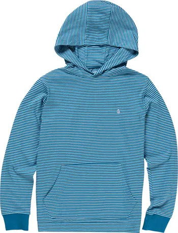 Kids' Pinstone Stripe Hooded Long Sleeve T-Shirt | Nordstrom