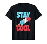 Stay Cool Summer Bomb Pop Ice Popsicle Frozen 4th of July T-Shirt | Amazon (US)