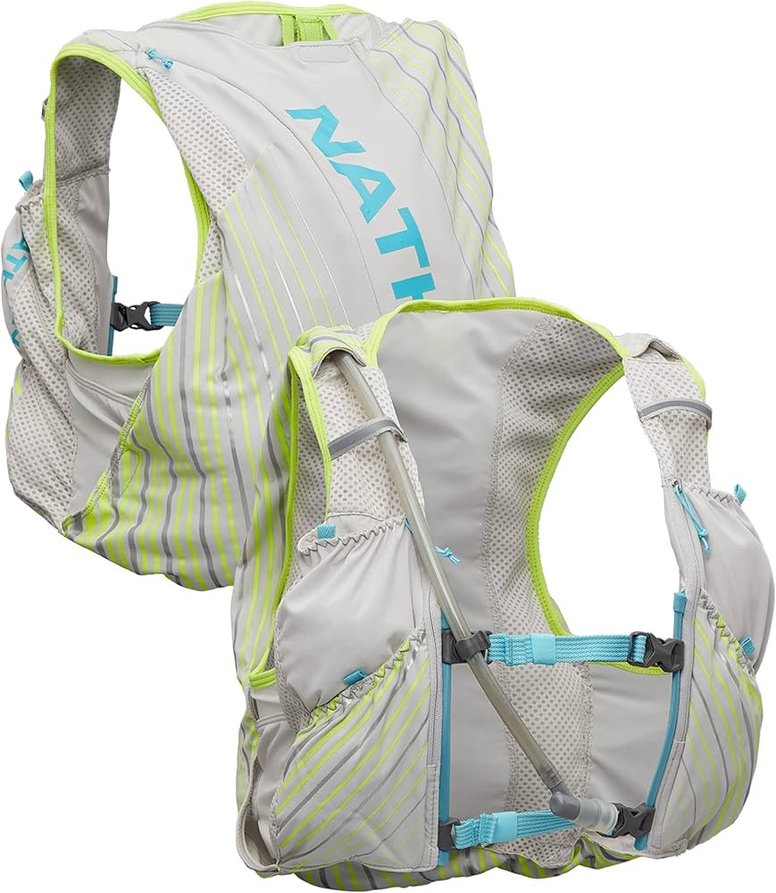 Nathan Pinnacle Race Vest 12L Hydration Pack, 1.6L Water Bladder, Running Vest, Water-Resistant P... | Amazon (US)
