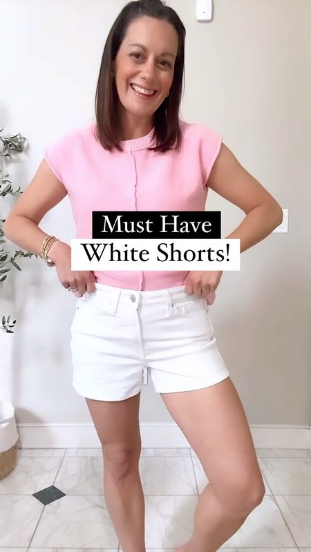 The perfect white shorts that aren’t see through and have some stretch to them! In deal for under $20.  Run true to size or go up if in between.

Amazon tops - spring outfit ideas - jean shorts - Old Navy new arrivals



#LTKstyletip #LTKfindsunder50 #LTKover40