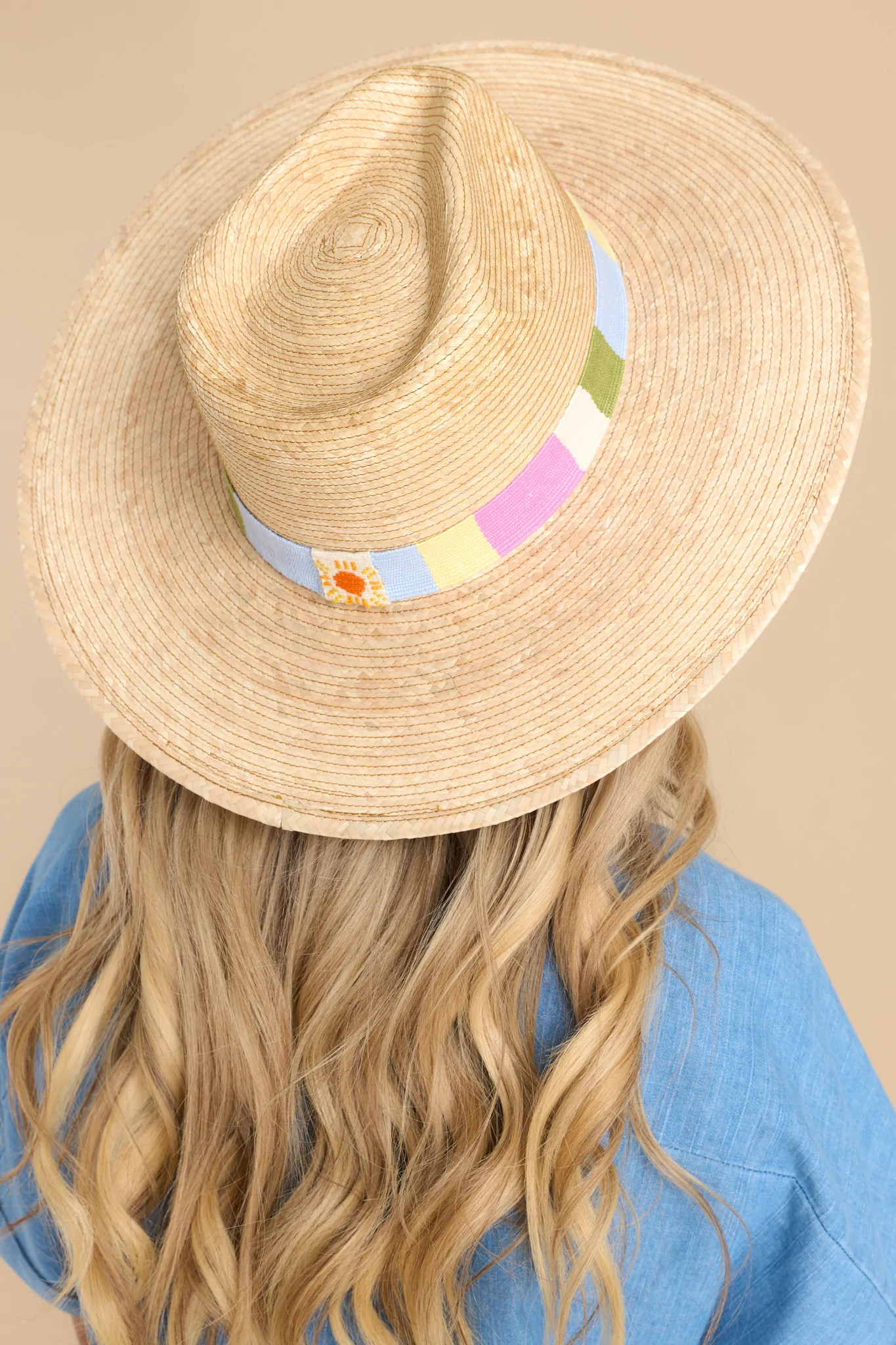 Berta Palm Hat | Red Dress 