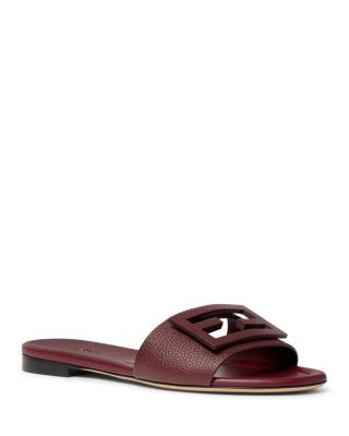 Women's Leather Slide Sandals | Bloomingdale's (US)