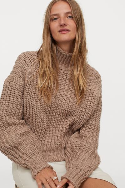Ribbed Turtleneck Sweater | H&M (US + CA)