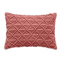 Better Homes & Gardens Down Alternative Filled Ornate Trellis Macrame Decorative Throw Pillow, 14... | Walmart (US)