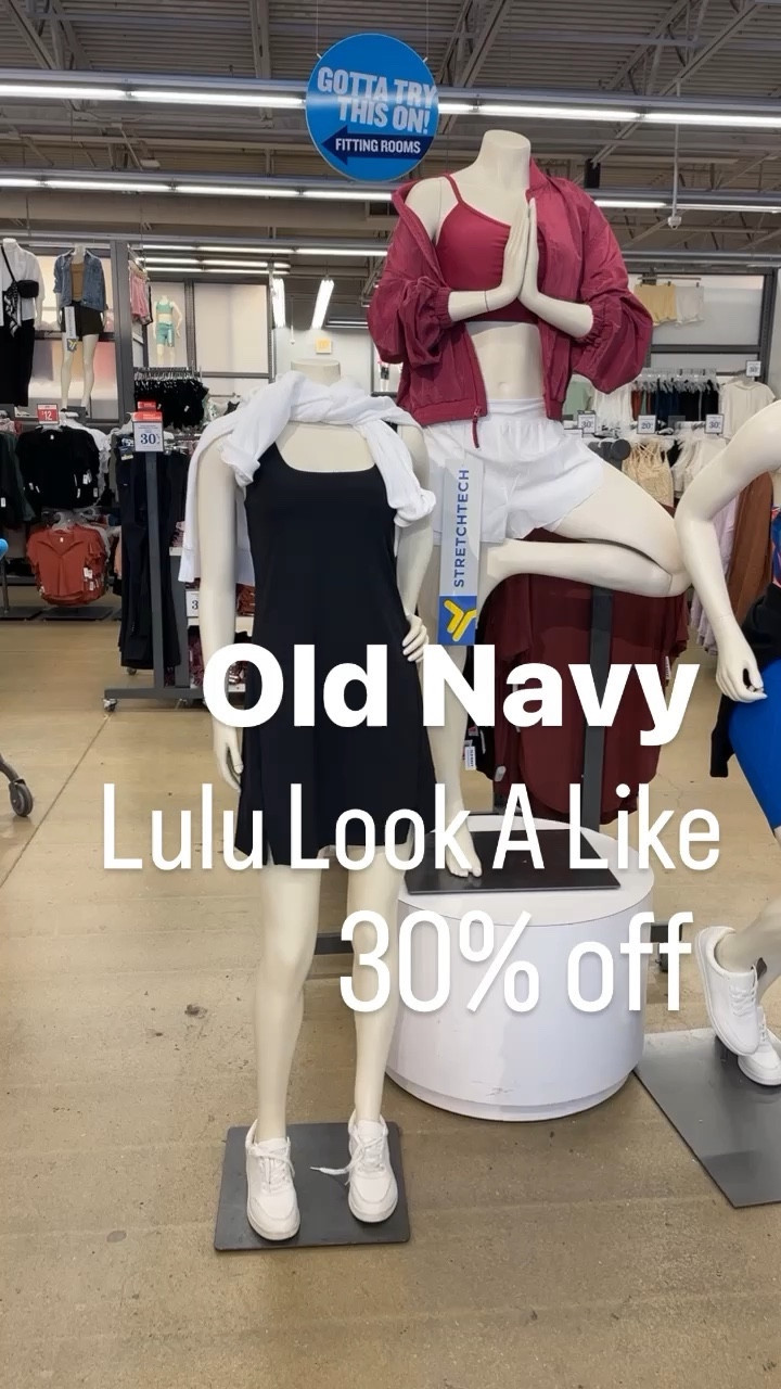 Comment “LINK” to get links sent directly to your messages. Major lulu vibes with this old navy tennis dress. Full try on in stories but built in bra and shorts so comfy! And 30% off today! 
.
#oldnavy #oldnavystyle #oldnavyfinds #workoutclothes #lulu #lookalikes #athleisure #casualoutfit #casualstyle

#LTKFind #LTKunder50 #LTKfit