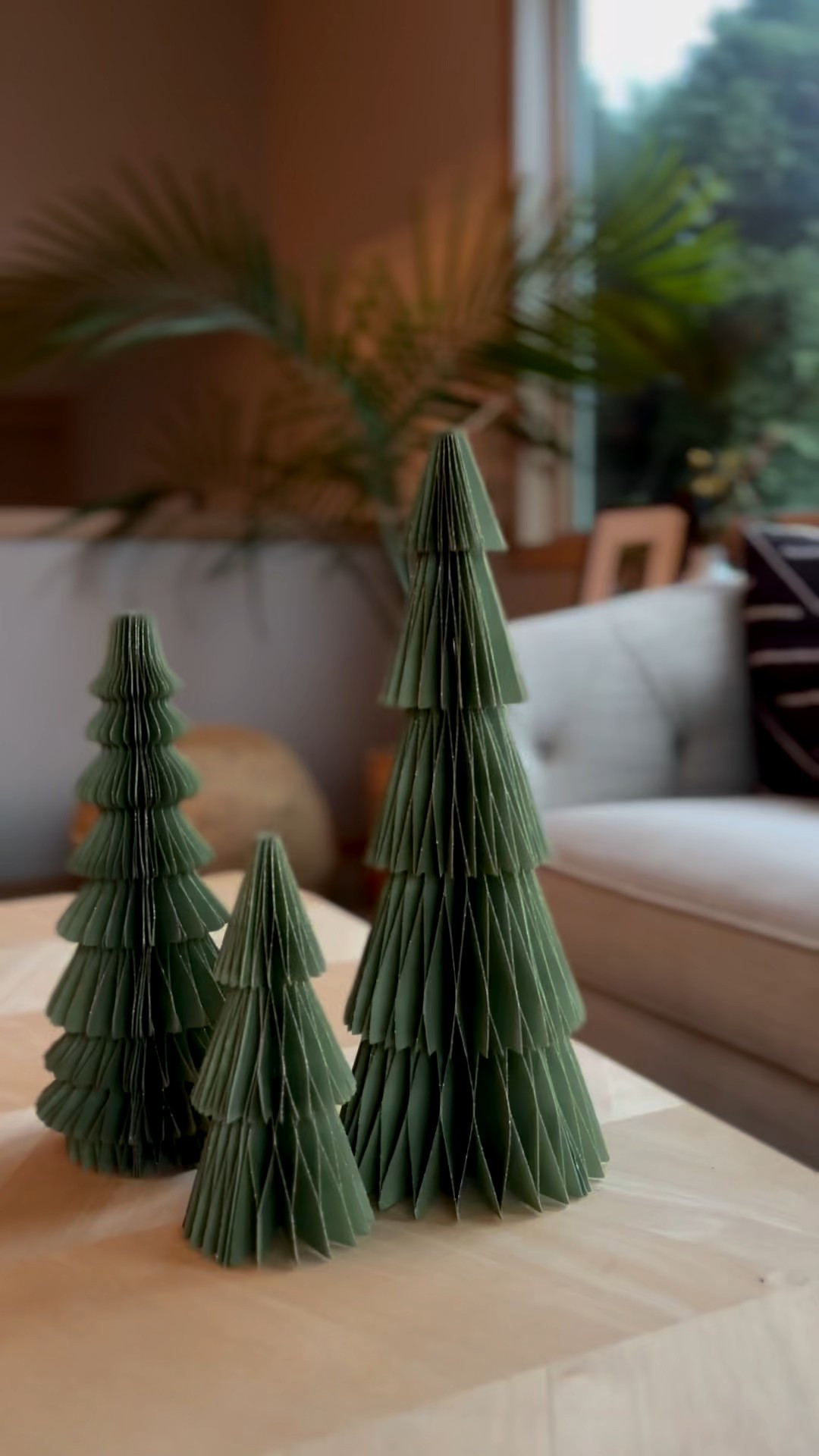 I want to put these little paper Christmas trees everywhere! 

Super simple holiday styling - the olive green is a perfect shade. They feel both classic and modern at the same time. 🥰

#LTKSeasonal #LTKHoliday #LTKHome