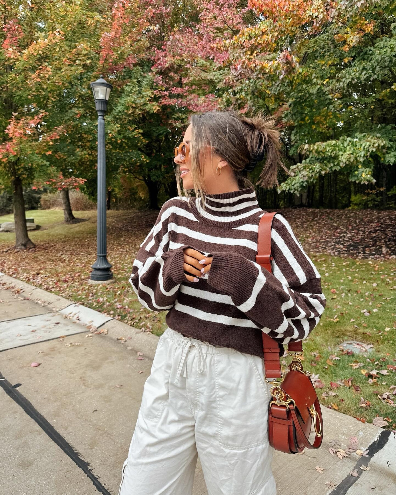 One of my favorite sweater buys this season! So comfortable and so so good 🫶🏼 I’m in a large for a more oversized fit! 

Will share similar cargo pants from the same retailer as these are last years 🤍🤍

Abercrombie, target style, fall sweaters, target style, striped sweater, turtleneck sweaters, thanksgiving sweater 

#LTKSeasonal #LTKstyletip #LTKfindsunder50