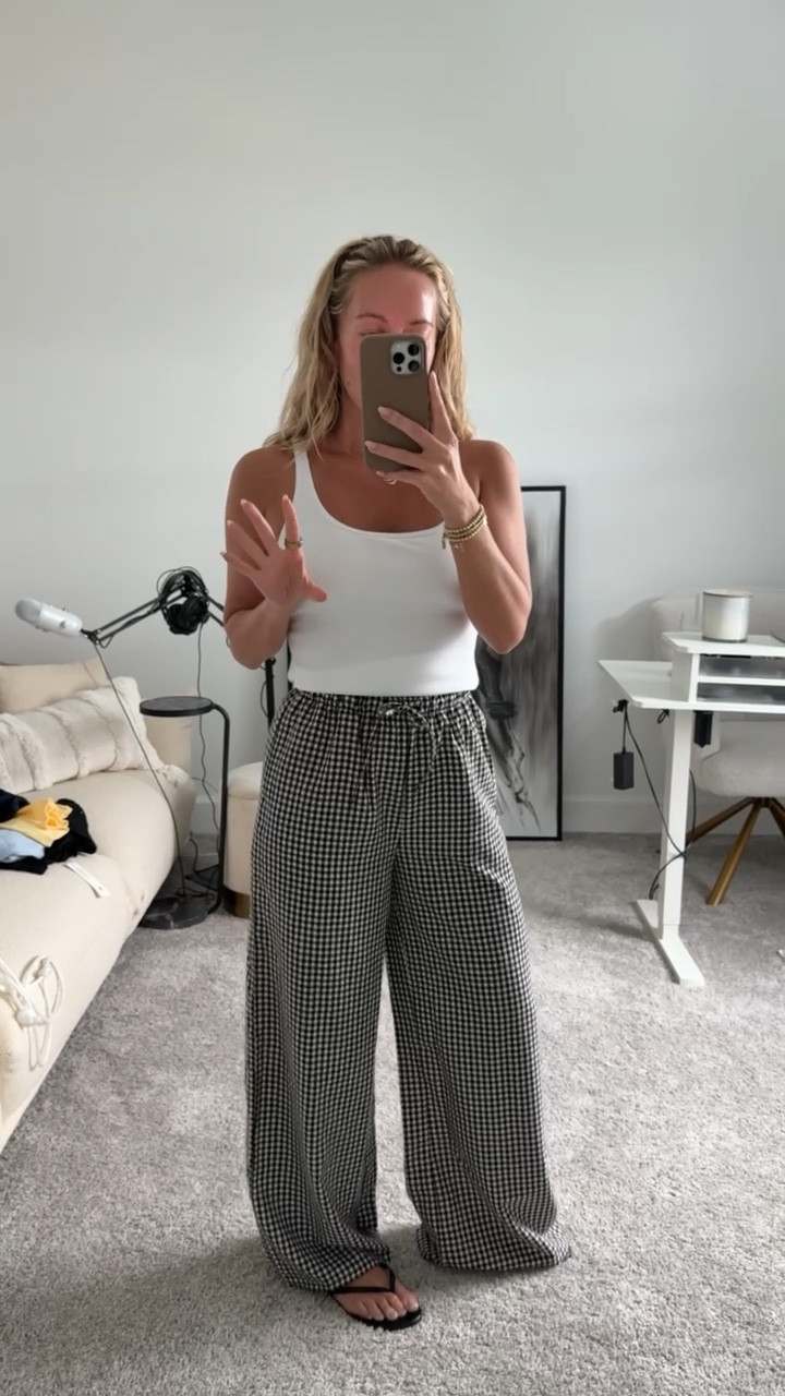 Amazon Scoop Neck Tank with built-in bra paired with gingham pull on pants.

Wearing small in both. Comes in multiple colors.

Amazon style, Amazon fashion, spring outfits

#LTKTravel #LTKootd #LTKSeasonal

#LTKSeasonal #LTKootd #LTKTravel