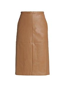 Joe's Jeans Doreen Cross Seamed Faux Leather Skirt | Saks Fifth Avenue