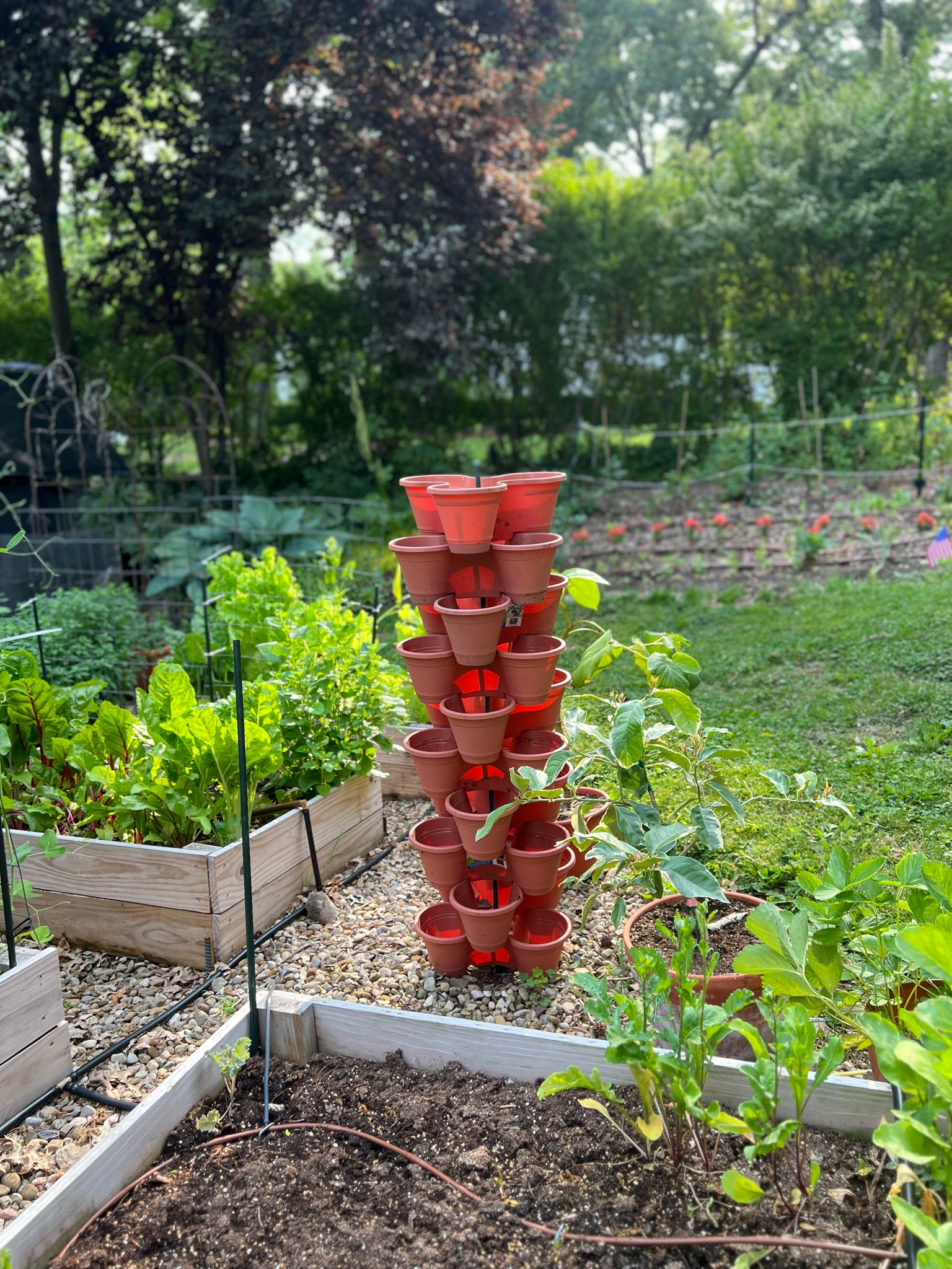 Garden in a stackable planter! Stackable planters can fit in any garden space. 

#LTKFamily #LTKSeasonal #LTKHome