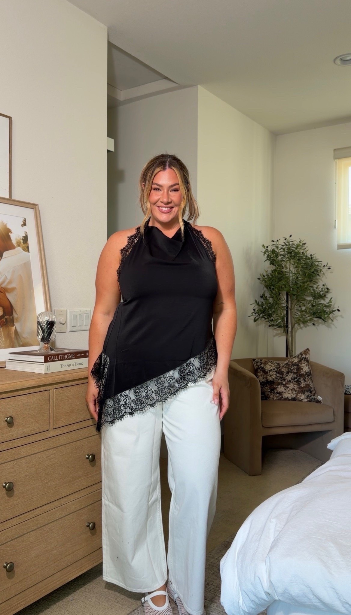 The perfect spring date night outfit ✨ I’m wearing an xl in this top and an 18 in the pants 

#LTKMidsize #LTKSeasonal #LTKootd