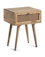 Mango Wood Cane Table | Home | T.J.Maxx | TJ Maxx