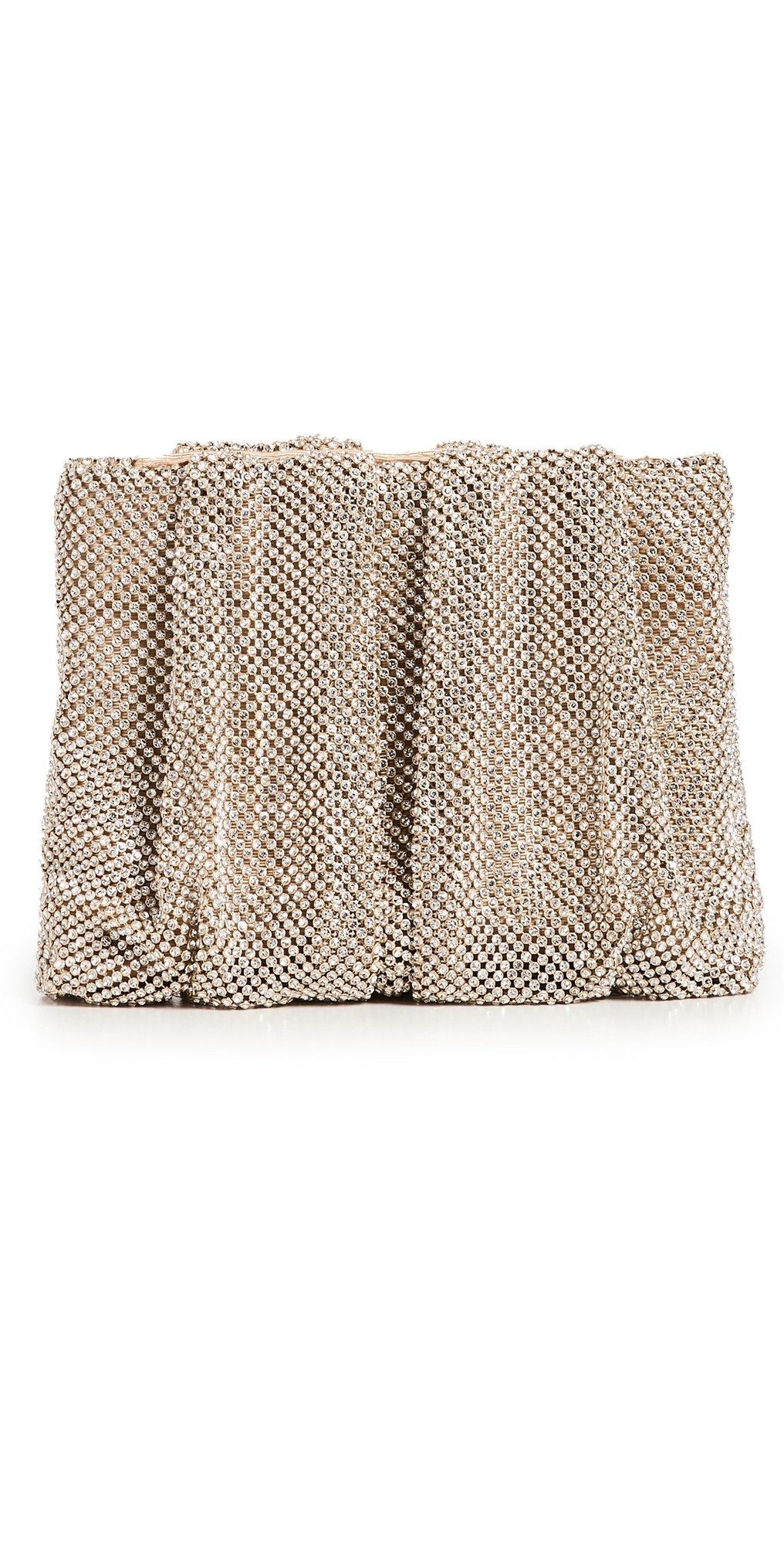 Loeffler Randall Ember Diamante Clutch Gold One Size | Shopbop