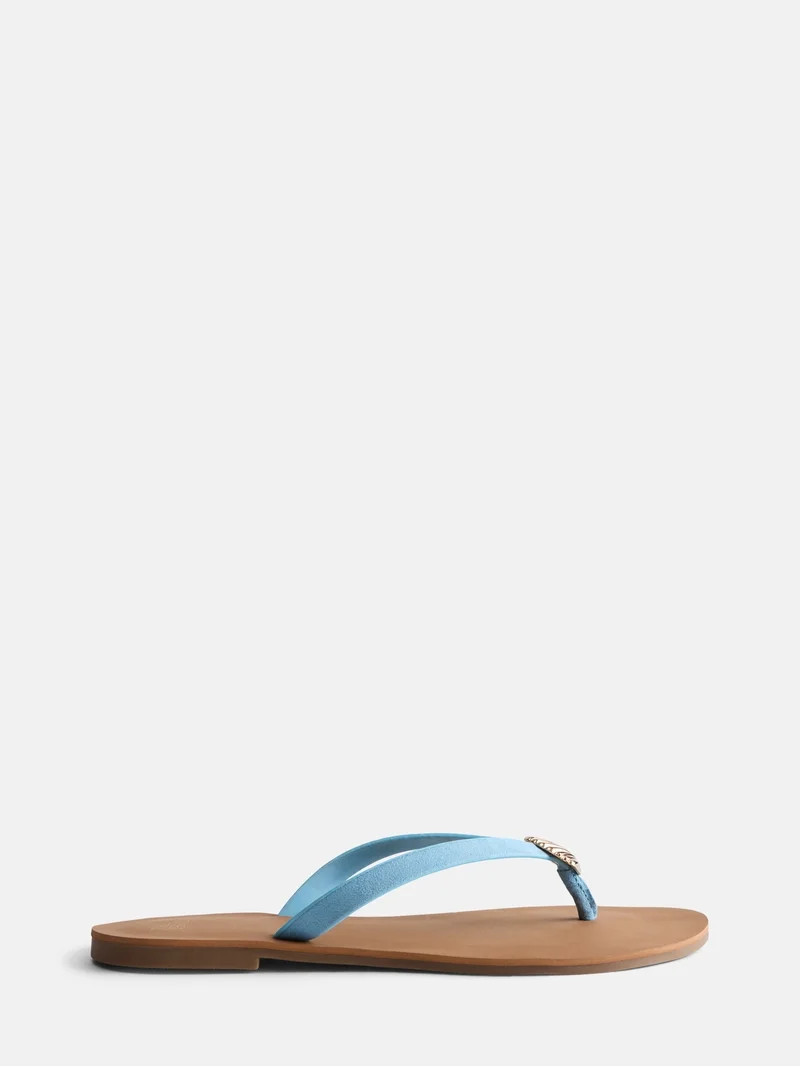 Time and Tru Women's Ornament Thong Sandals | Walmart (US)