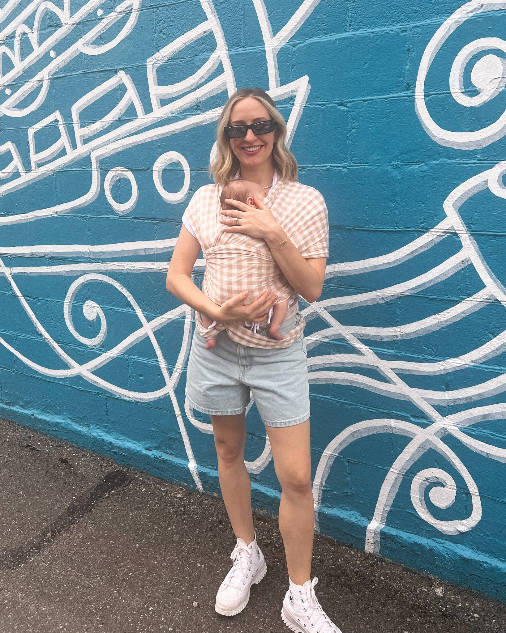 Out and about at a small music festival in our neighborhood 💙 This Solly baby wrap saves us on longer outings! 

#LTKSeasonal #LTKFamily #LTKStyleTip