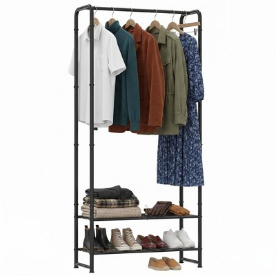 Freestanding Clothing Rack, Sturdy Garment Rack with Rod for Hanging Clothes, Coat Rack for Bedroom Laundry Room Hallway Entryway | Target