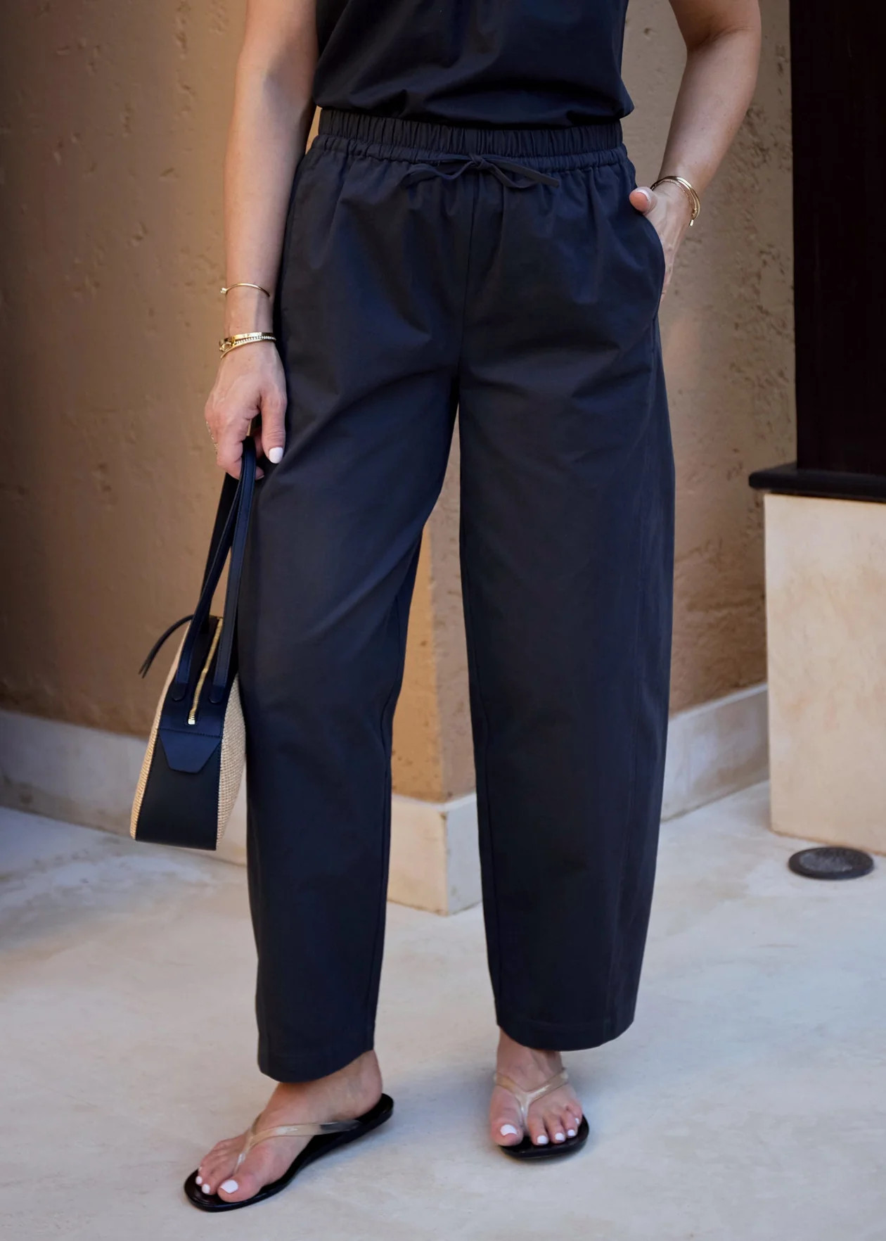 BARREL LEG TROUSER - GRAPHITE | WAT The Brand