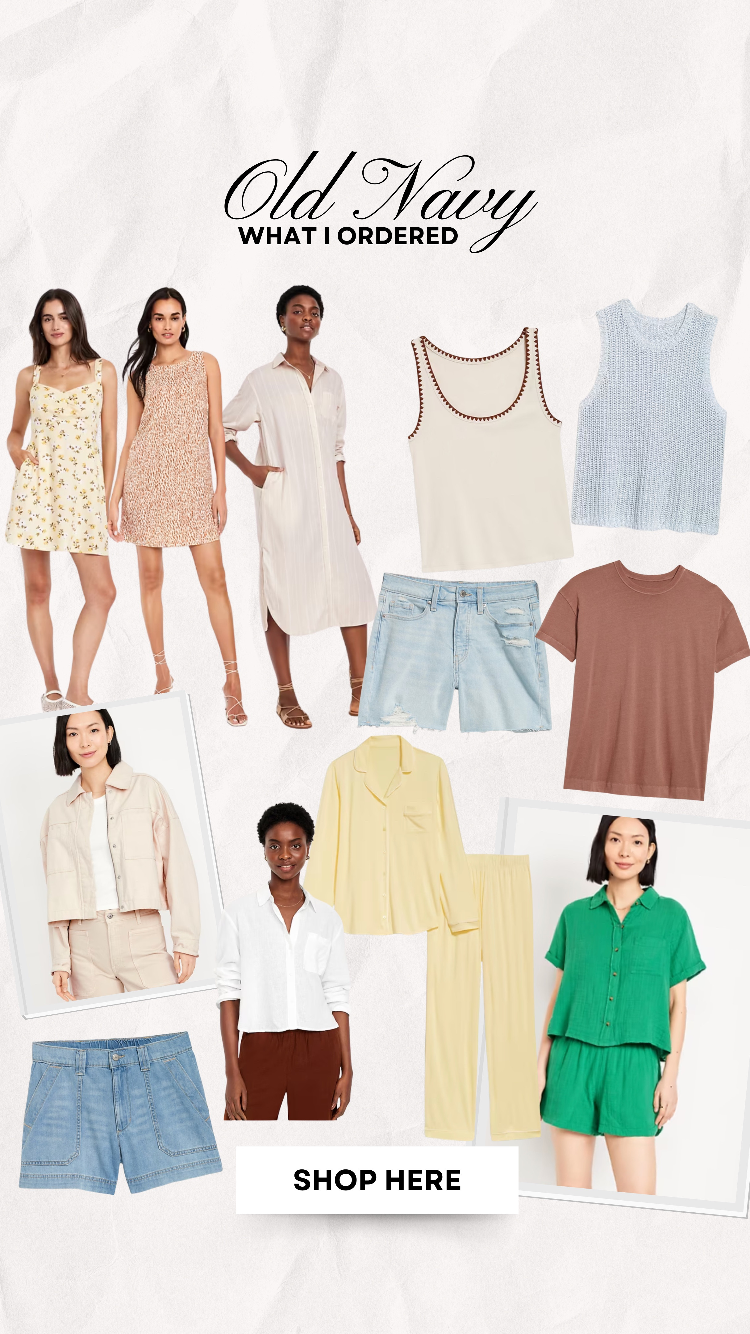 Everything from my latest Old Navy haul- they have some cute spring wardrobe basics at such great prices!

Spring style, mom outfits, mom style, affordable spring outfit ideas, old navy outfits 

#LTKFindsUnder50 #LTKMidsize #LTKStyleTip