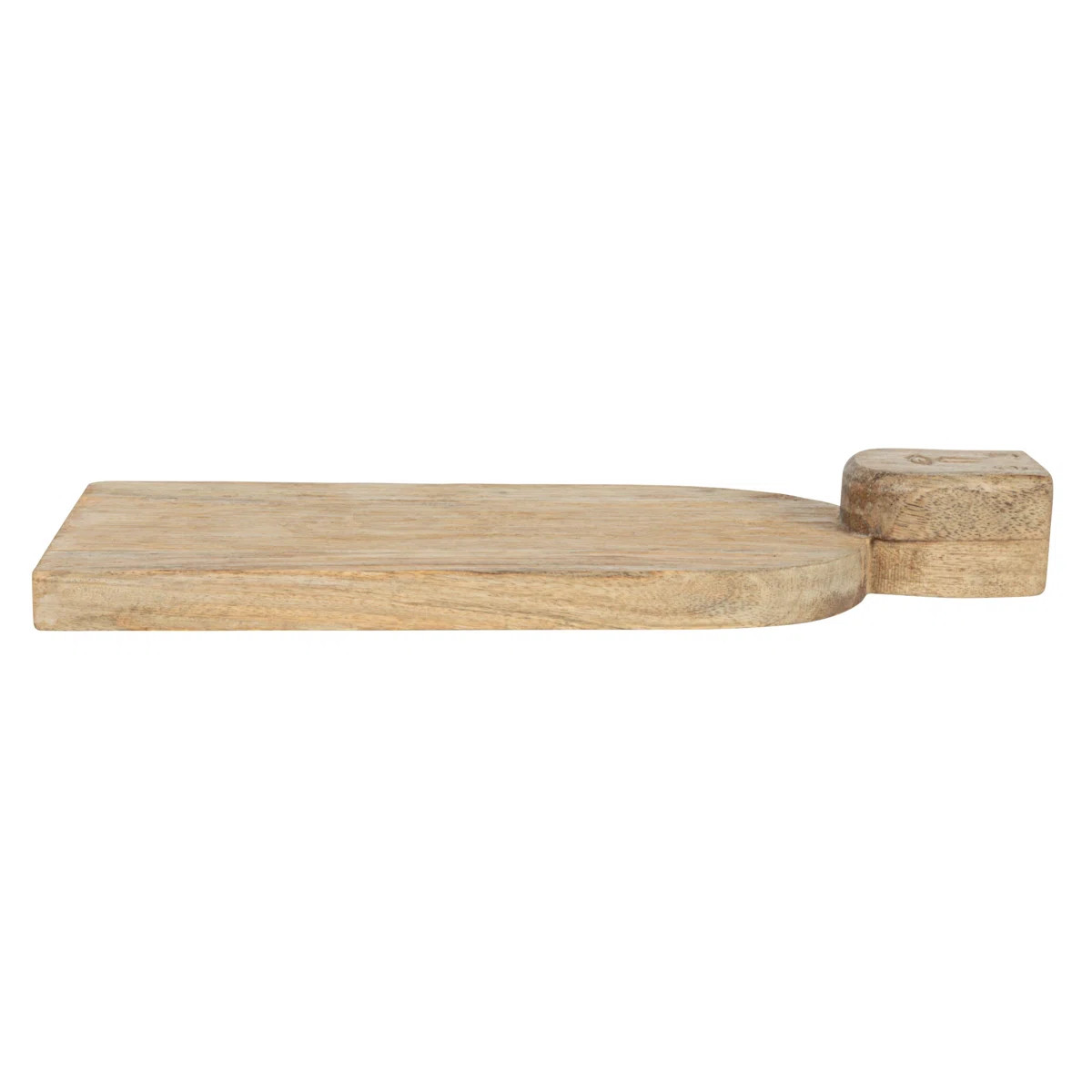 Large Hand-Carved Mango Wood Cheese Slicer and Cutting Board with Face Handle Design and Combed F... | Wayfair North America