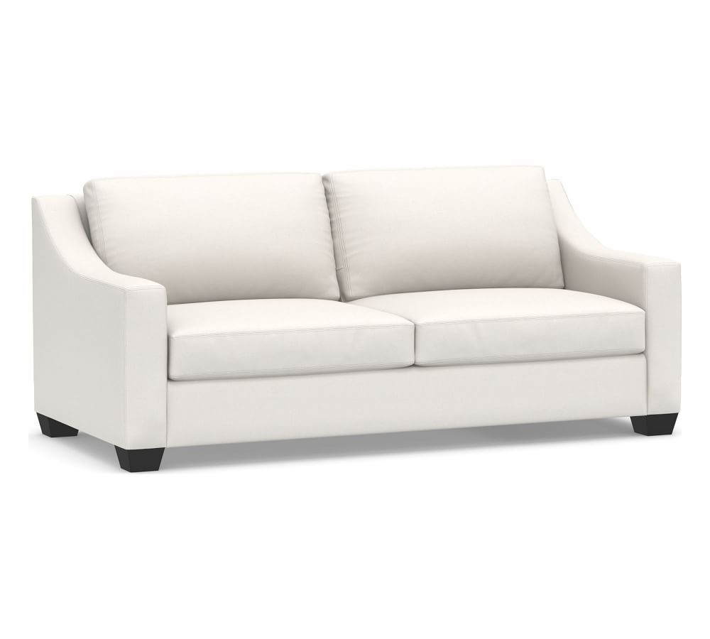 York Slope Arm Upholstered Sofa | Pottery Barn (US)