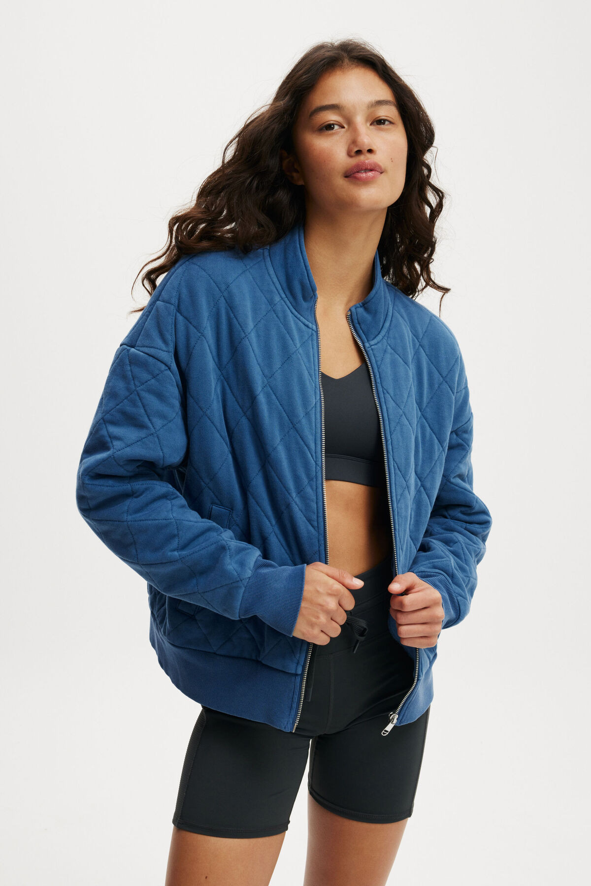 Active Quilted Zip Through | Cotton On (US)