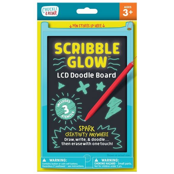 Chuckle &#38; Roar Scribble Glow LCD Sketch Pad | Target