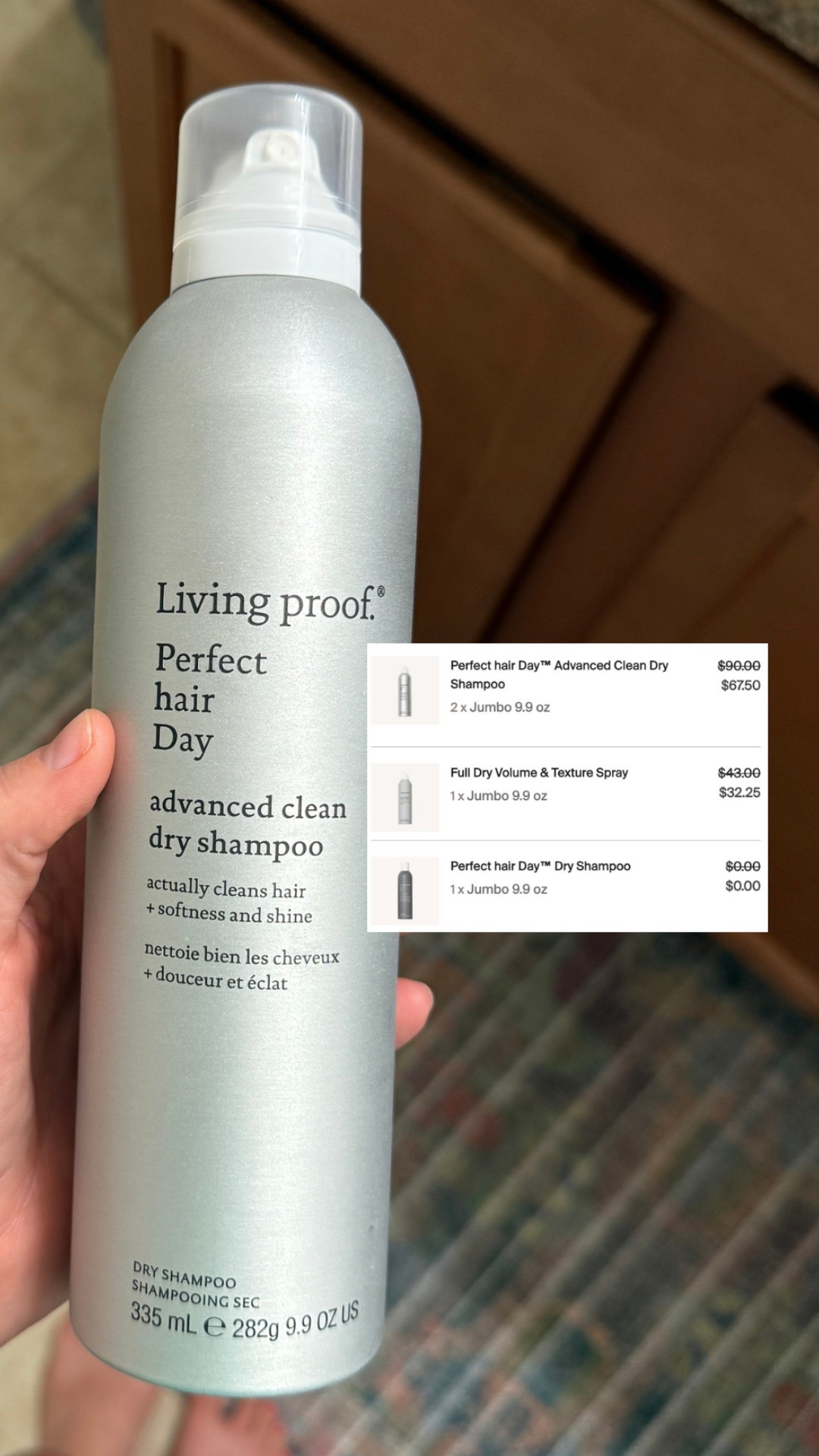 My favorite dry shampoo - for years! I always grab the Advanced Clean for the first couple days. I depend on the original on those days I’m really trying to stretch till the next wash day. This volume spray is the only one I can brush out without tangles or a tacky feeling. 

Right now Living Proof is having their Friends & Family Sale! Get 25% off and a free JUMBO Dry shampoo with orders over $85! Code FF25

#LTKSummerEdit #LTKSeasonal #LTKBeauty