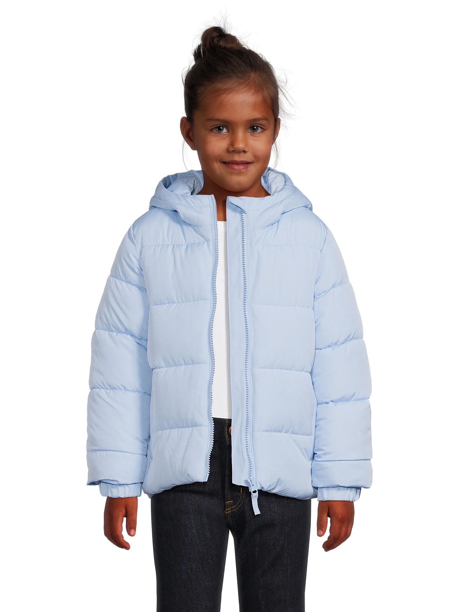 Swiss Tech Girls Heavyweight Puffer Coat, Sizes 4-18 & Plus - Walmart.com | Walmart (US)