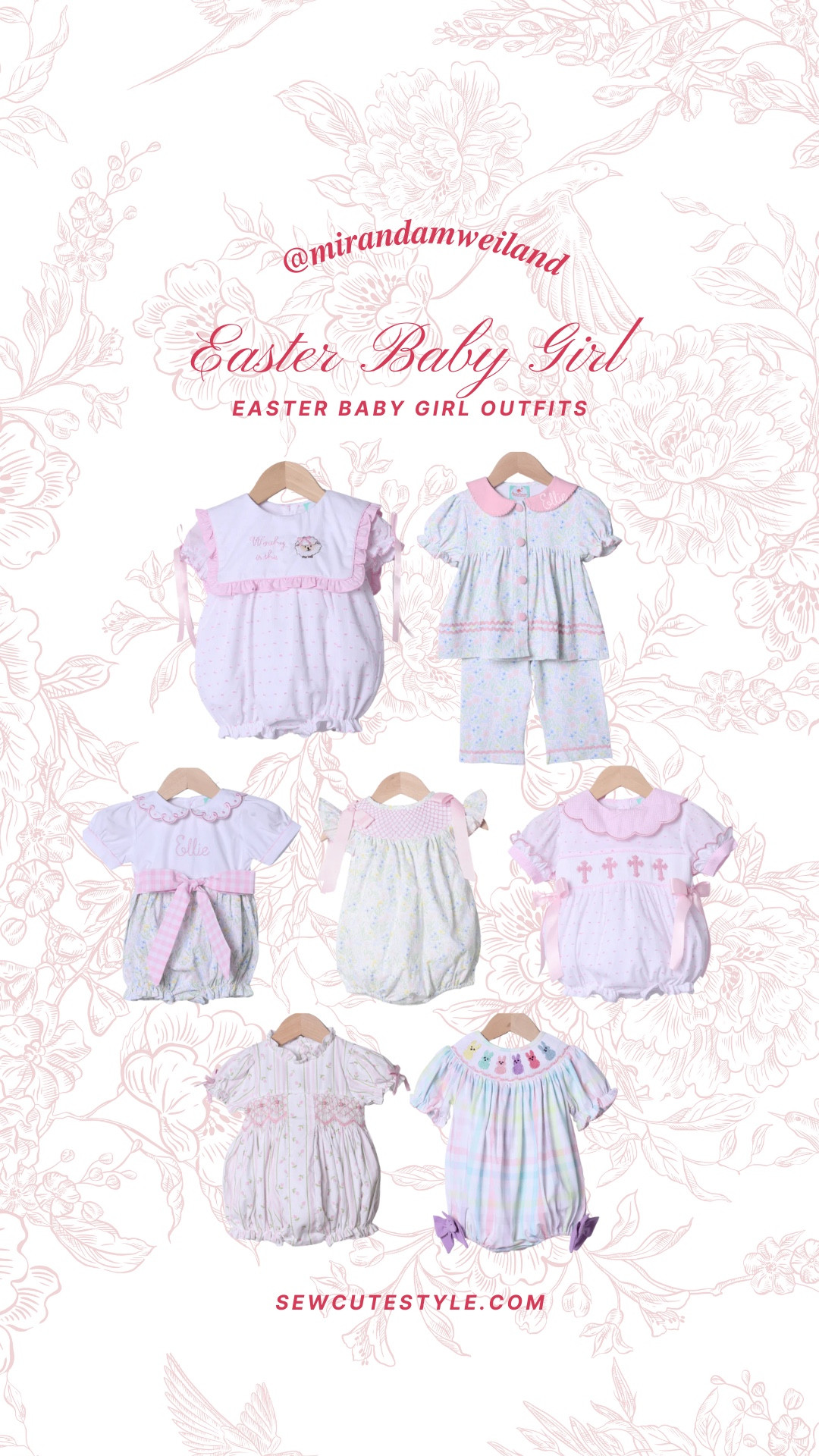 Baby girl Easter outfits! The cutest smocked Easter bubbles for baby girl. So many timeless and girly outfit ideas for Easter! 

baby girl Easter outfit / smocked bubble / Easter smocked bubble / baby girl smocked outfit / Easter bubble romper / baby girl Easter clothes / smocked baby bubble / classic Easter outfit baby / heirloom baby outfits / southern baby smocked / boutique baby Easter outfit / baby girl spring outfit / pastel baby outfit / baby Easter photos outfit / church Easter outfit baby / traditional baby Easter outfit / smocked romper baby girl

#LTKKids #LTKBaby