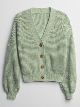 Shaker-Stitch Cardigan | Gap Factory