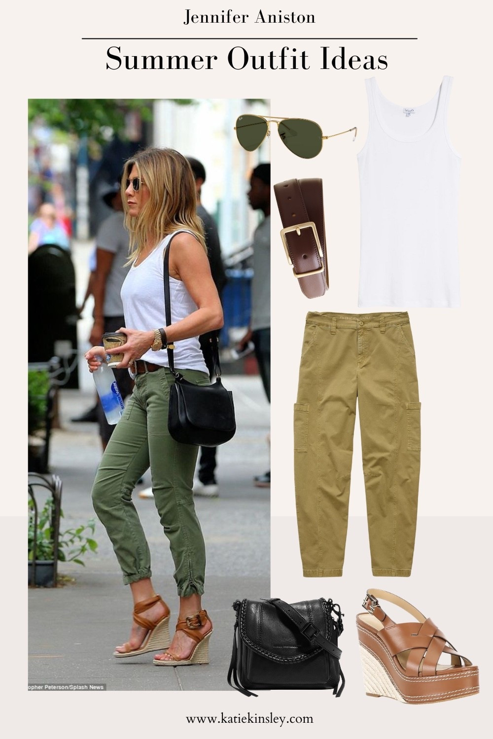 Jennifer Aniston summer outfit idea