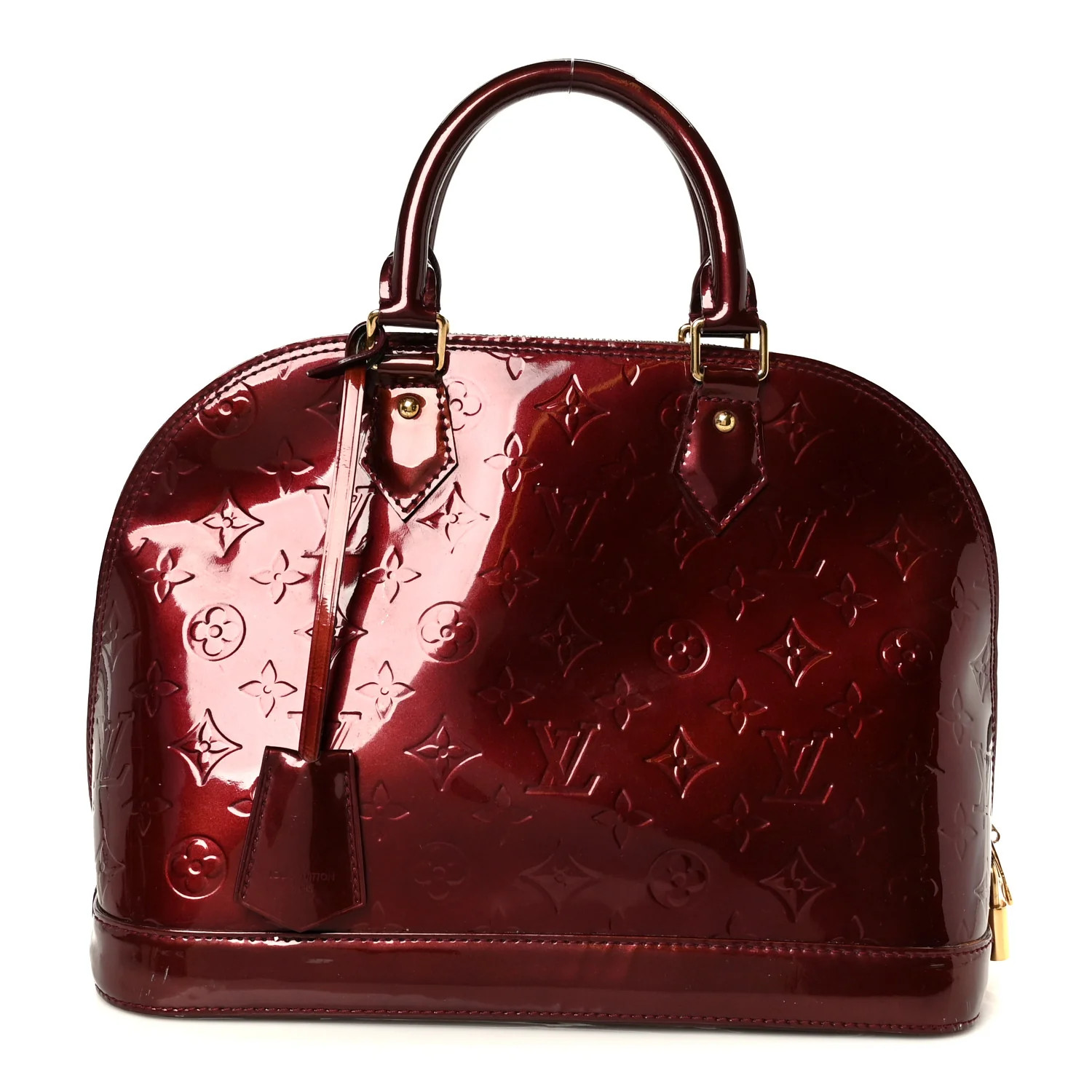 Louis Vuitton Vernis Alma PM Rouge Fauviste 1907911 | FASHIONPHILE (US)