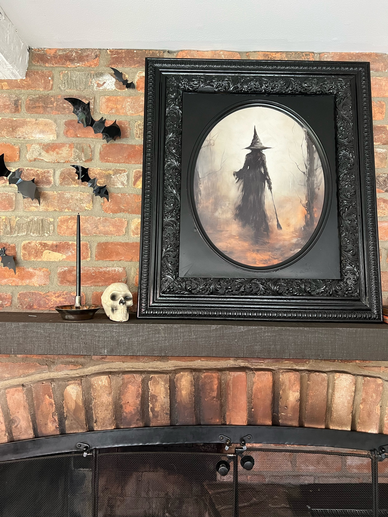 Budget-friendly Halloween mantel decor 

#LTKFallSale #LTKHome #LTKSeasonal