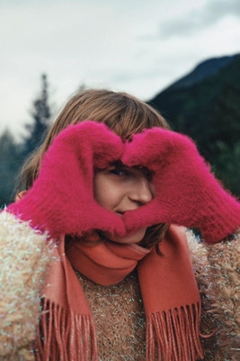 By Anthropologie Brushed Cozy Mittens | Anthropologie (US)