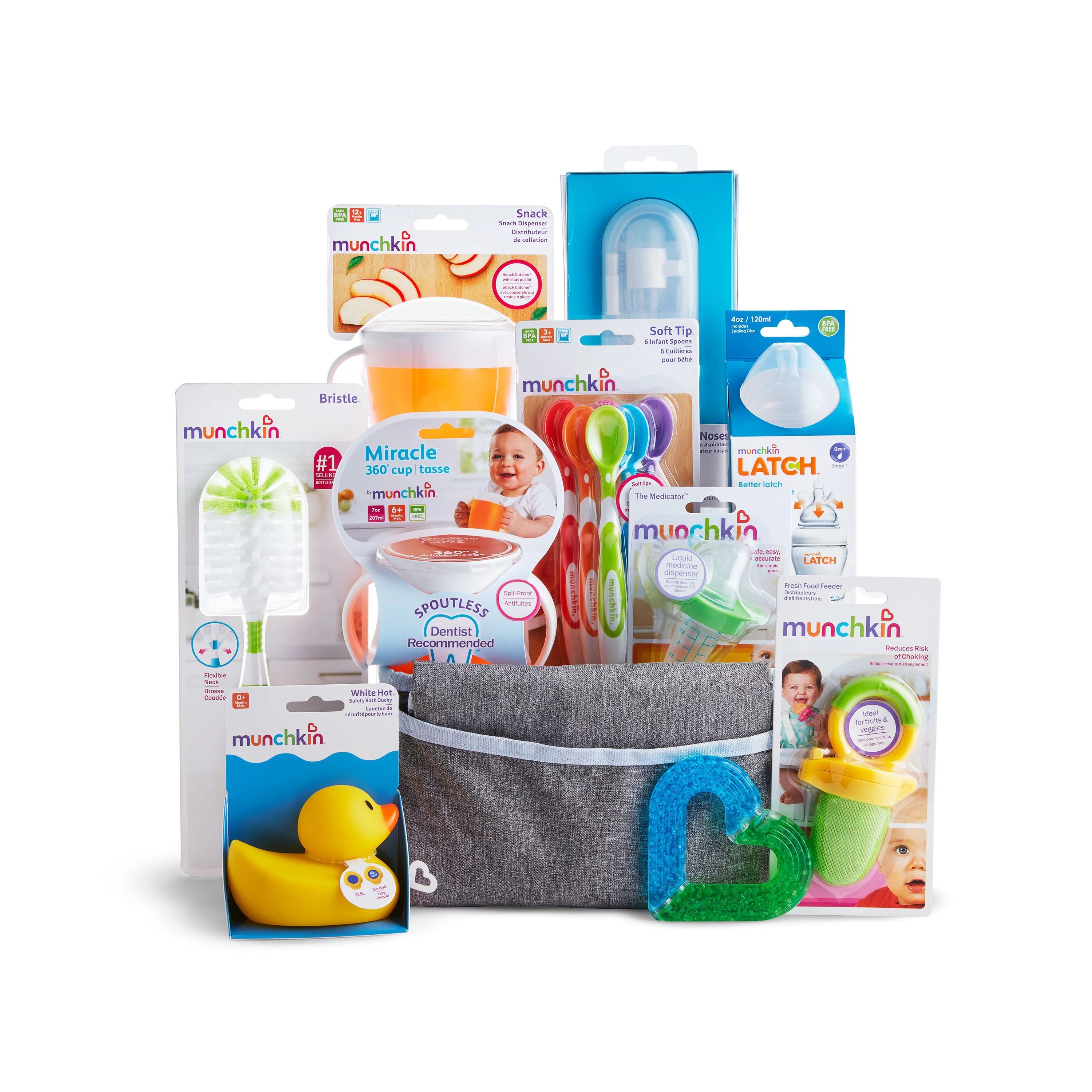 Munchkin Hello Baby Gift Basket, Neutral | Walmart (US)