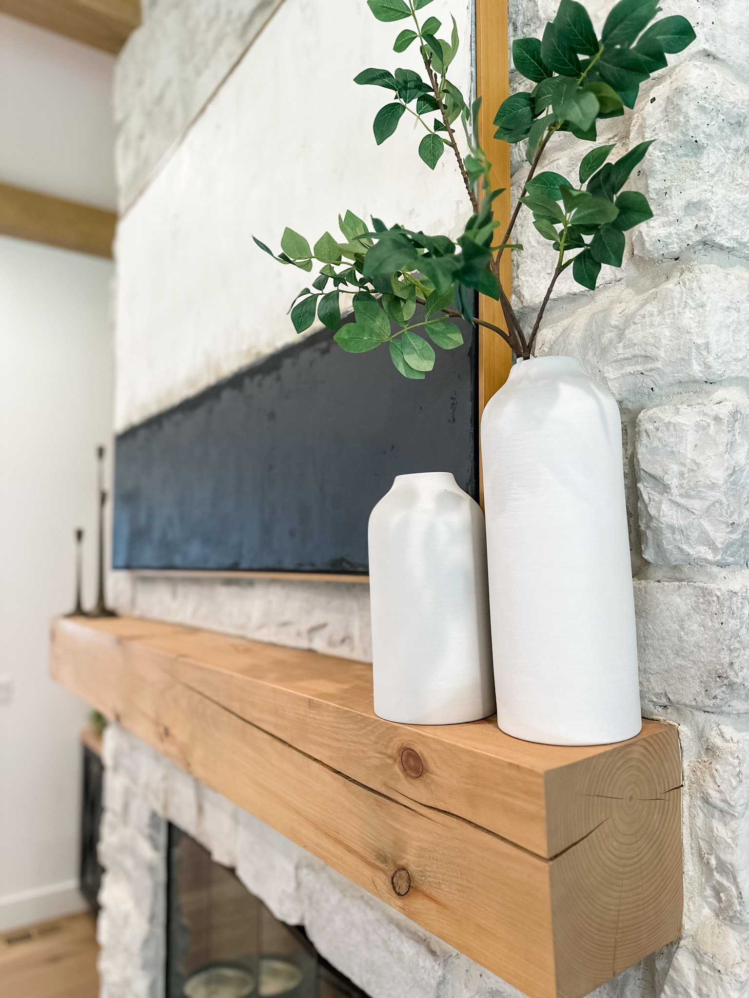 Fireplace mantle styling

#LTKhome