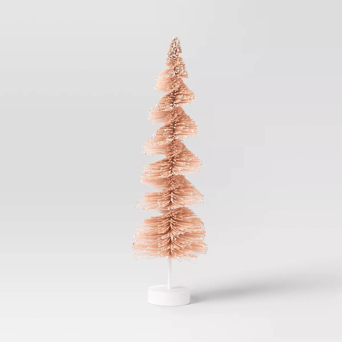 24" Spiral Christmas Bottle Brush Tree Sculpture - Wondershop™ | Target