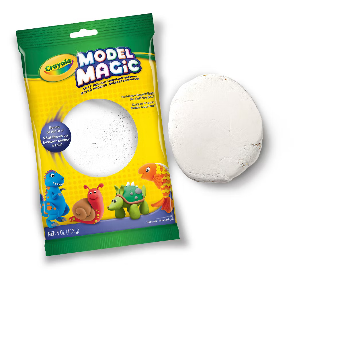 Crayola 4oz Model Magic - White: Non-Drying, Reusable, Non-Toxic Modeling Clay for Kids, Creative... | Target