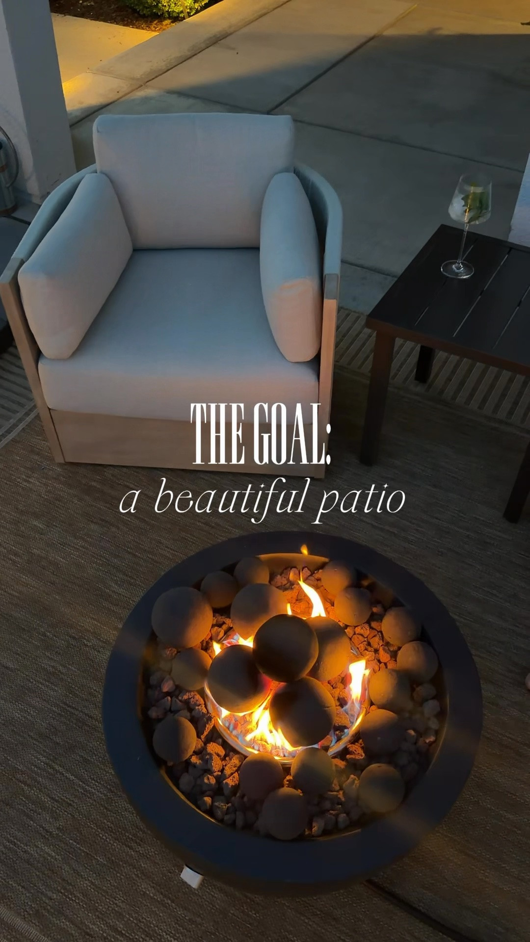 #ad this space turned out even better than I could have hoped!! These chairs are a MUST BUY because not only are they beautiful but they are sooo comfortable too. Accidentally spent the whole evening outside and it won’t be the last time 🥂 #WayfairPartner #Wayfair #wishyouwerehere #outdoor #liketkit @wayfair @shop.ltk