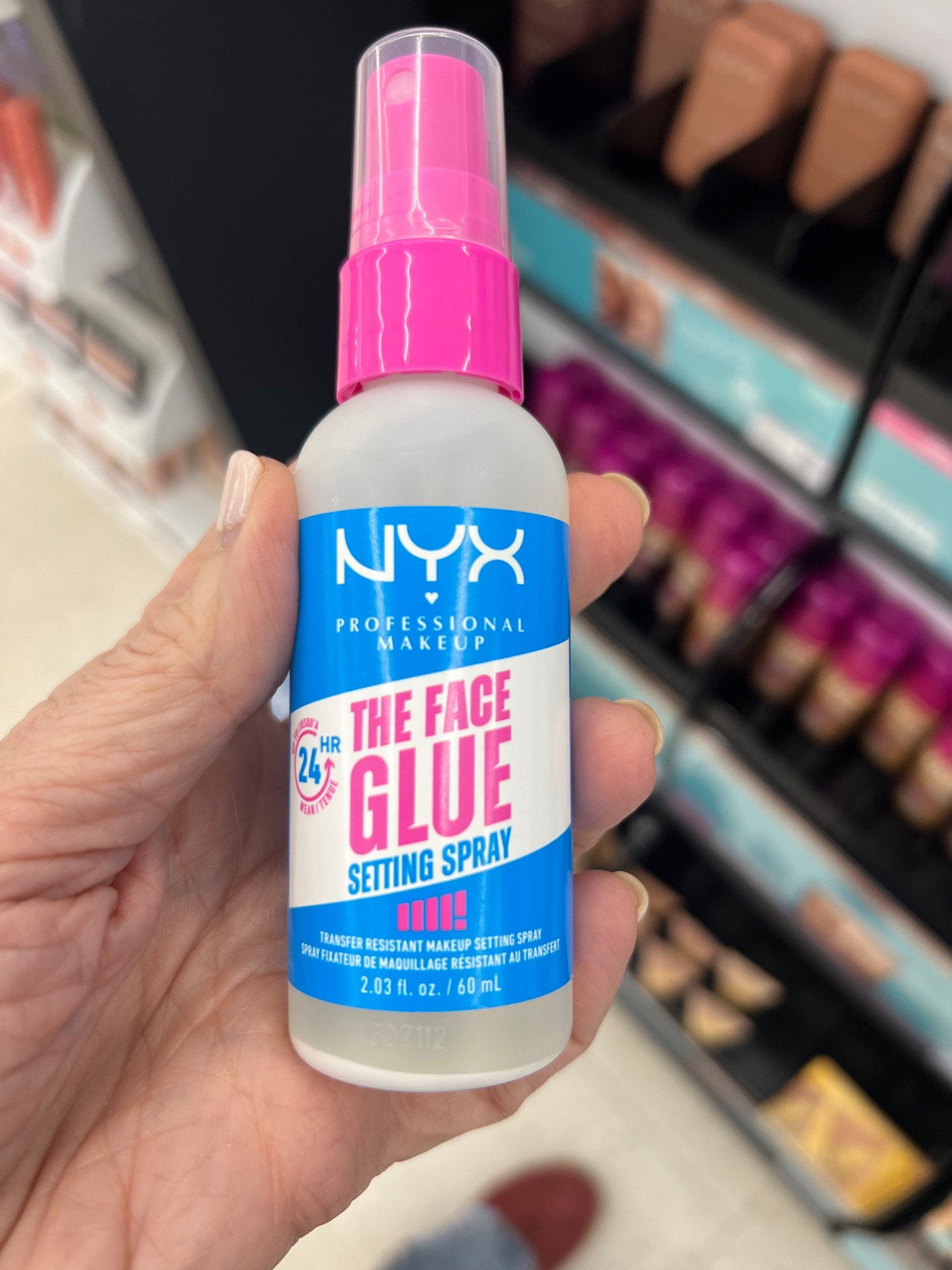 nyx the face glue setting spray 

#LTKgrwm #LTKBeauty #LTKselfcare