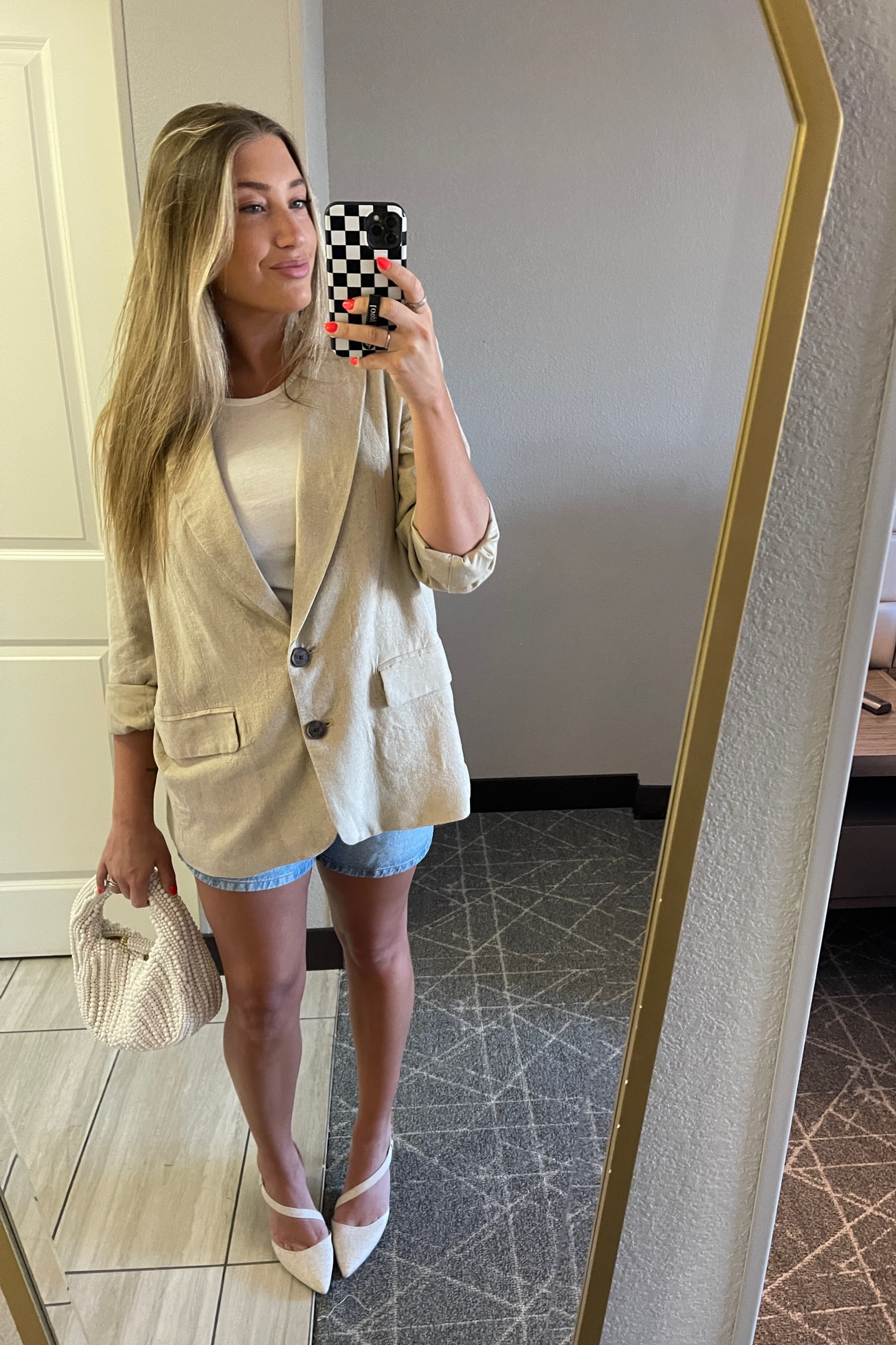 Casual fit 
- shorts are Zara :) 
- shoes were a lucky find at Marshall’s, linked some similar ones 

#LTKStyleTip