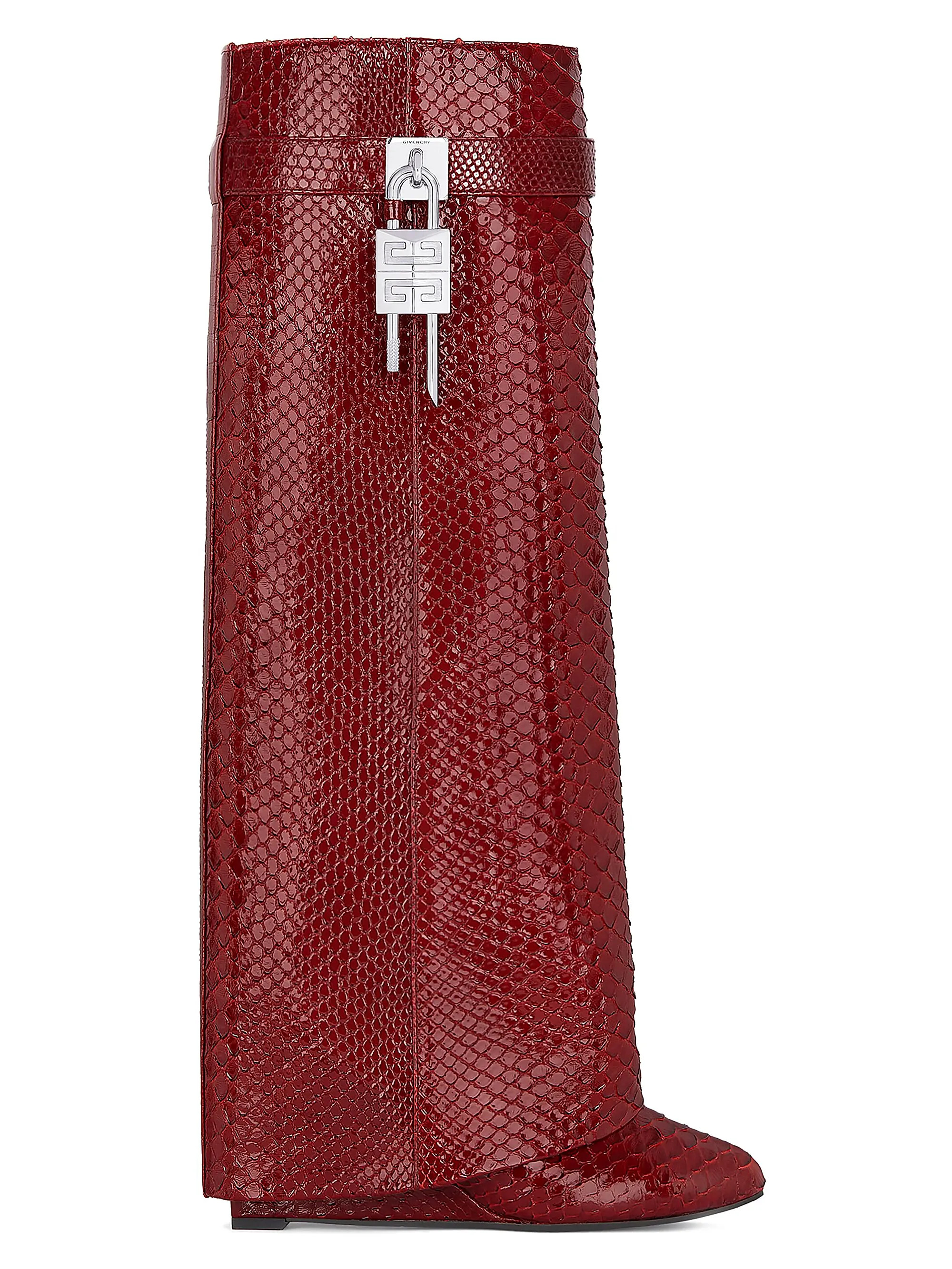 Shark Lock Boots in Python | Saks Fifth Avenue